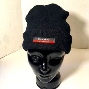 Tru/Fit Men’s Black Polyester Blend Insulated Hat